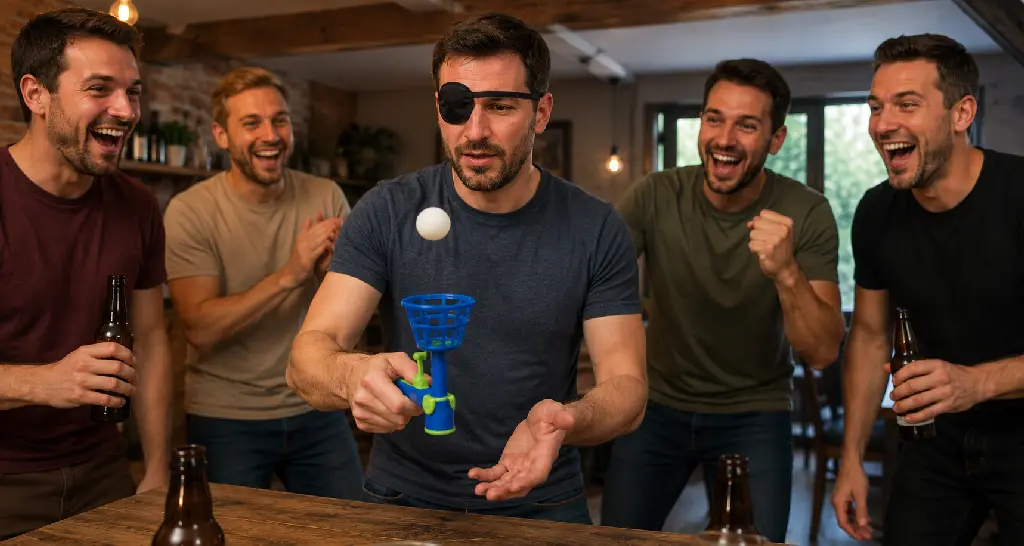 2D Flip Ball - Reaktionsspiel für JGAs und Kindergeburtstag